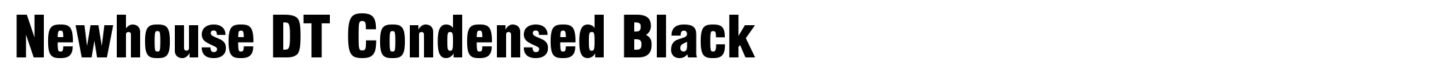 Newhouse DT Condensed Black image